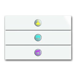 Busch-Jaeger Bedienelement 3fach studioweiß 6342-24G-101