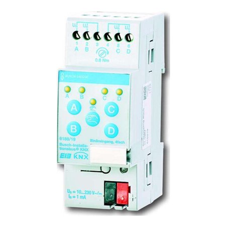 Busch-Jaeger Binäreingang 230V 4-fach 6188/19