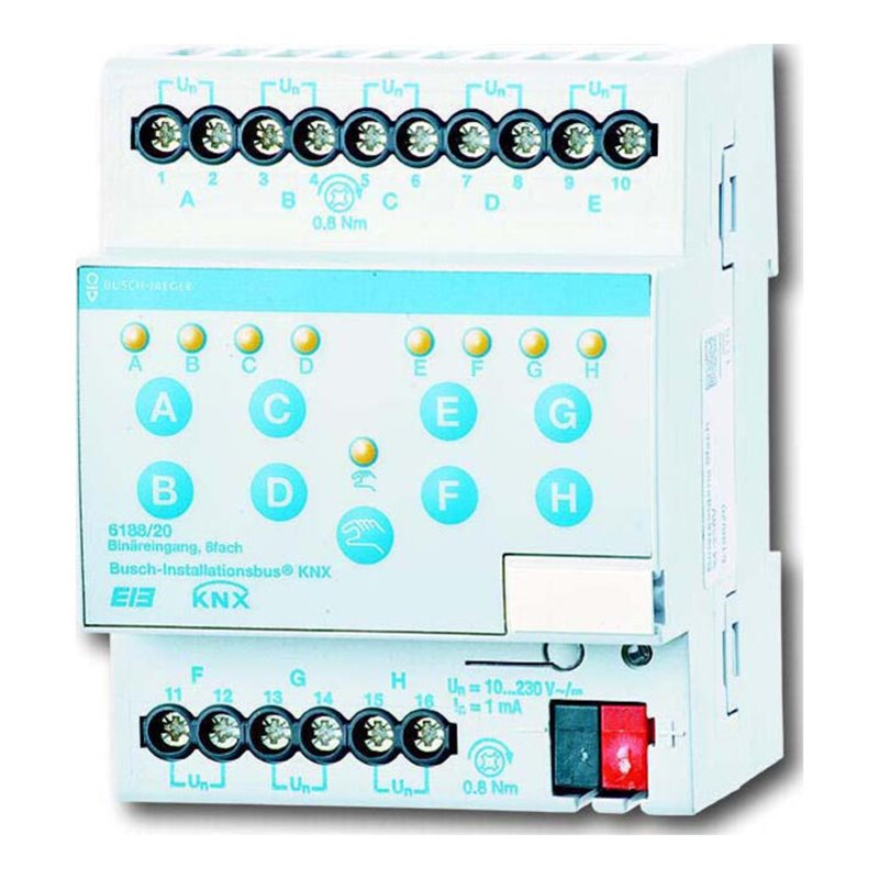 Busch-Jaeger Binäreingang 230V 8-fach 6188/20