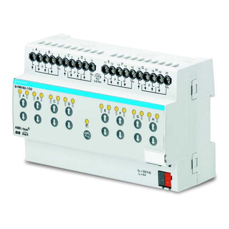 Busch-Jaeger Jalousieaktor 8f. m.Fahrzeitermittl. 6196/82-102