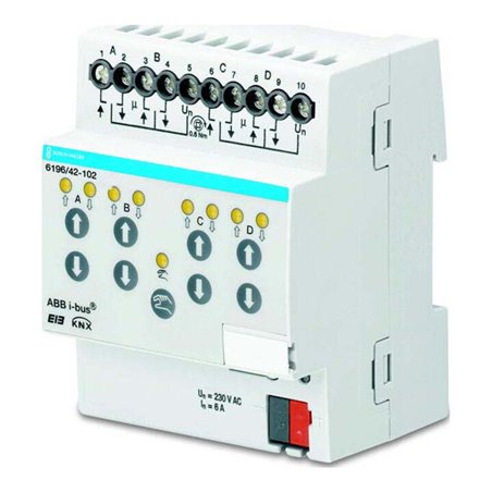 Busch-Jaeger Jalousieaktor 4f. m.Fahrzeitermittl. 6196/42-102