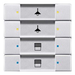 Busch-Jaeger Tastsensor 4/8fach Multifunktion 6127/02-83