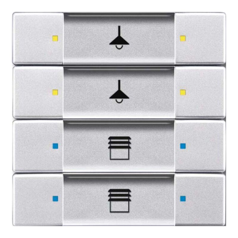 Busch-Jaeger Tastsensor 4/8fach Multifunktion 6127/02-83