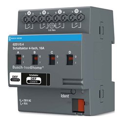Busch-Jaeger Schaltaktor 4-fach REG 6251/0.4