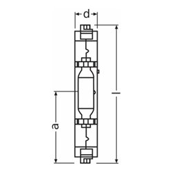 OSRAM LAMPE Powerstar-Lampe FC2 HQI-TS 400/D PRO