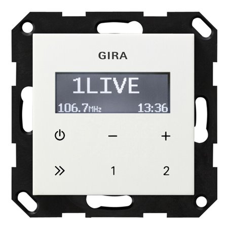 Gira UP-Radio RDS o. Lautsprecher rw 228403