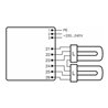 OSRAM BETRIEBSGERÄTE Elektronischer Trafo QTPM2x26-32/220-240S