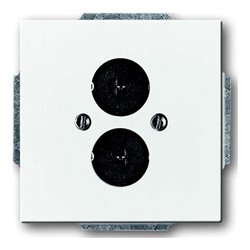 Busch-Jaeger Zentralscheibe dav/sws f.Laustsp.Steckverb. 1751-84