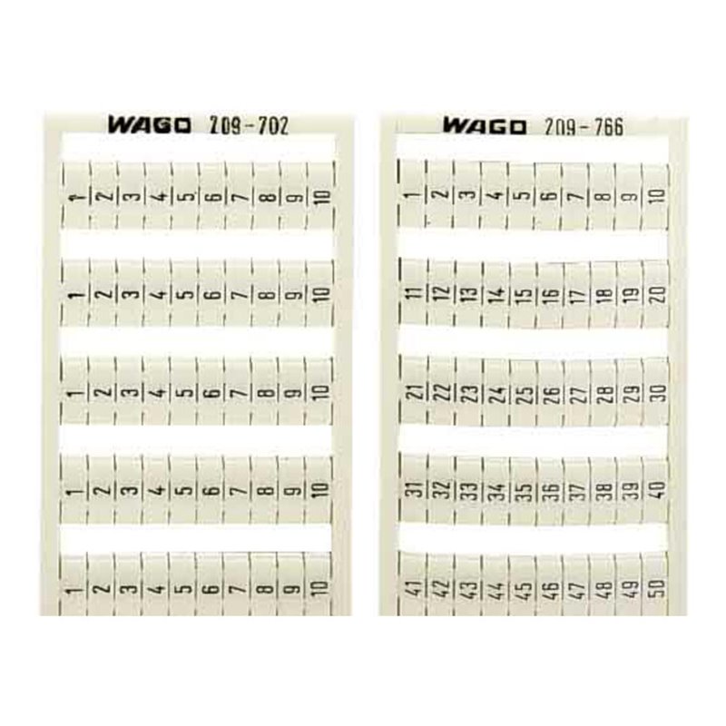 WAGO GmbH& Co. KG WSB-Bezeichnungssystem S: 11-20 (10x) 209-703