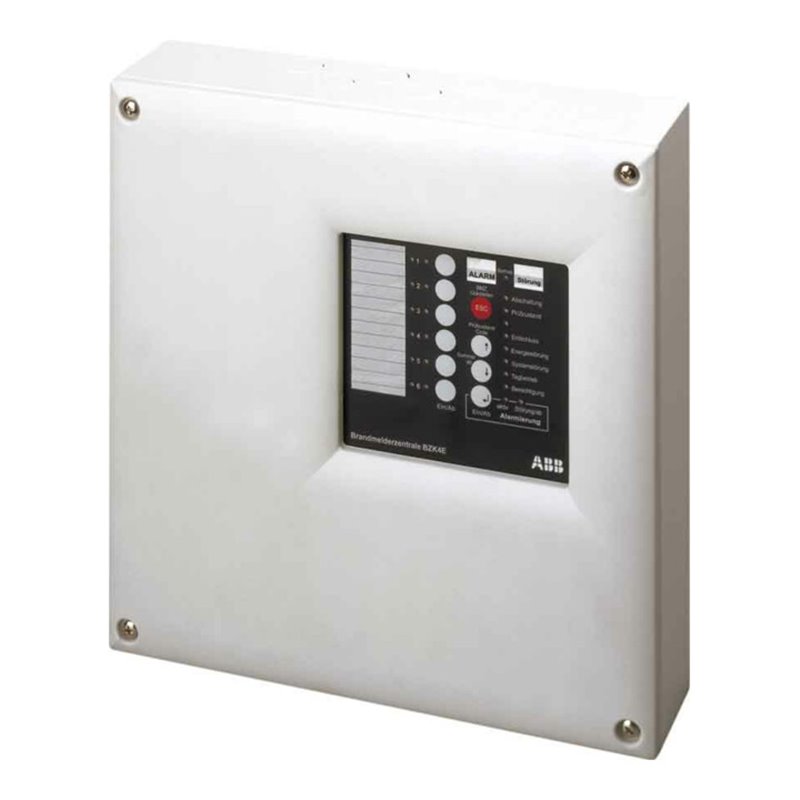 ABB Stotz S&J Brandmeldezentrale f.4/6 Meldergruppen BZK4E