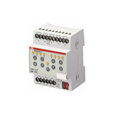 ABB Stotz S&J Binäreingang 8-fach 10-230 V REG BE/S8.230.2.1