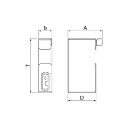 OBO Bettermann Vertr Installationsbügel 70x110mm BSKM-BW 0711