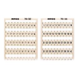 WAGO GmbH& Co. KG WMB-Bezeichnungssystem W: 31-40 (10x) 793-505