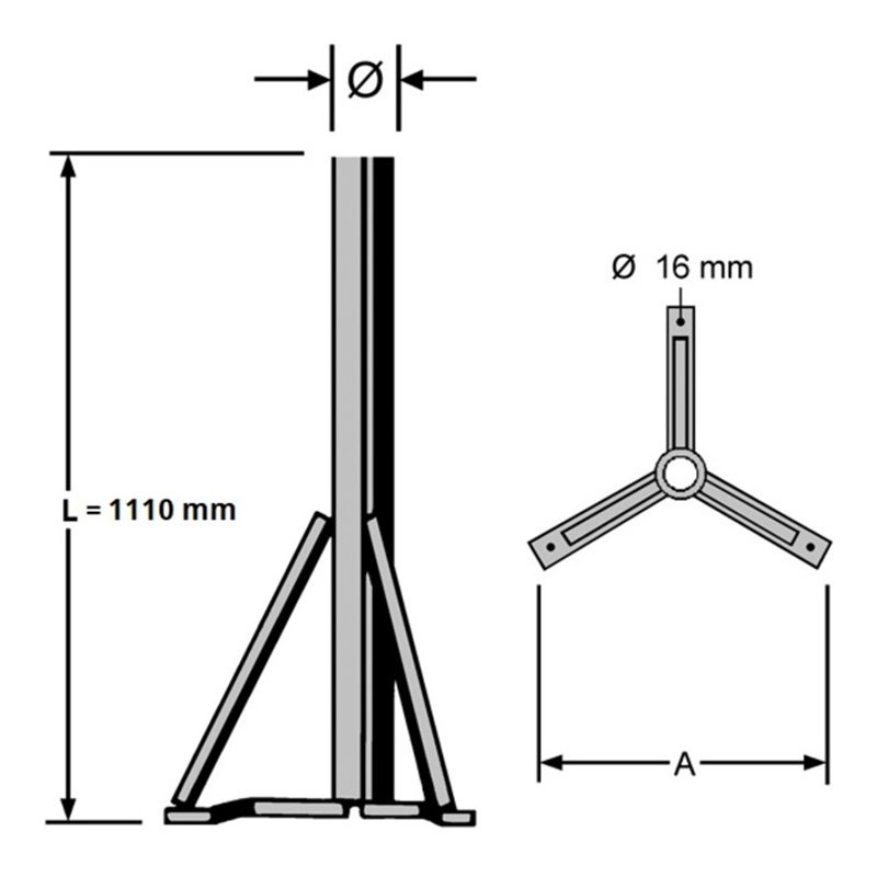 Kathrein Standfuß ZAS 15