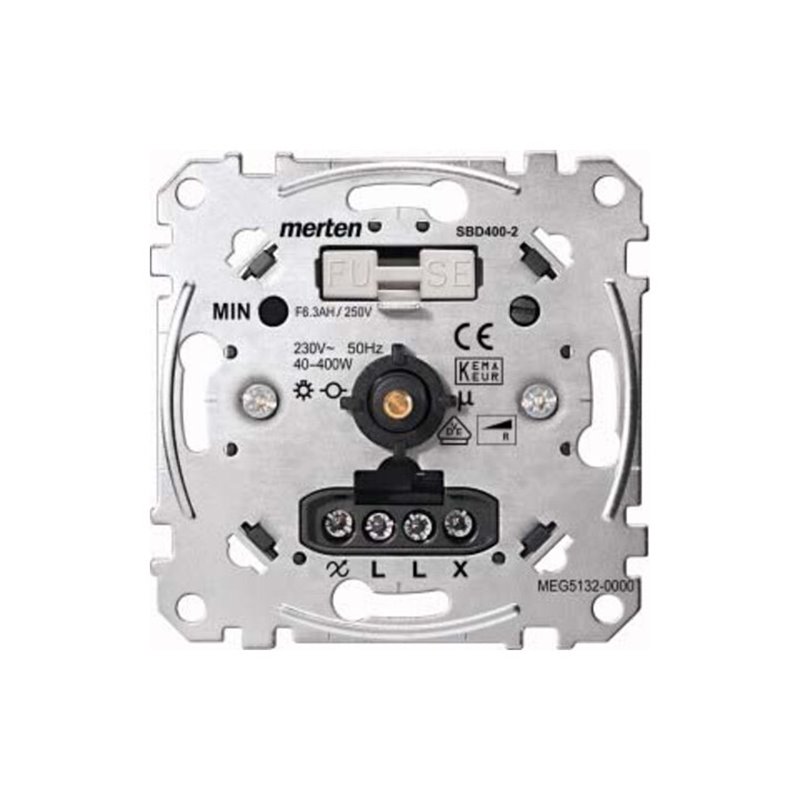 Merten Drehdimmer-Einsatz Wechs. f.ohm.Last 40-400W MEG5132-0000