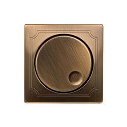 Merten Zentralplatte mess mit Drehkknopf MEG5250-4143