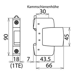DEHN ÜS-Ableiter DEHNguard 275V,IP20,Typ2 DG S 275