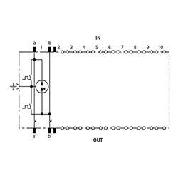 DEHN Blitzstromableiter DEHNrapid LSA f.10DA DRL 10 B 180 FSD
