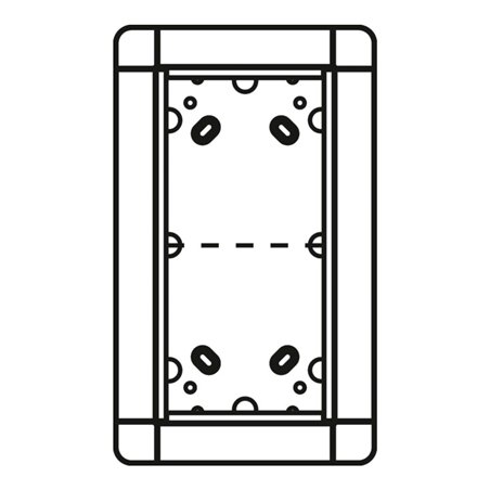 Ritto Portier UP-Rahmen si 2-fach, 141x238mm 1881220