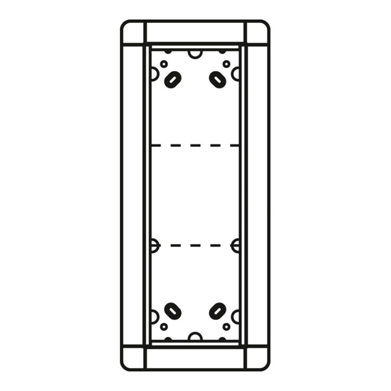 Ritto Portier UP-Rahmen si 3-fach, 141x334mm 1881320