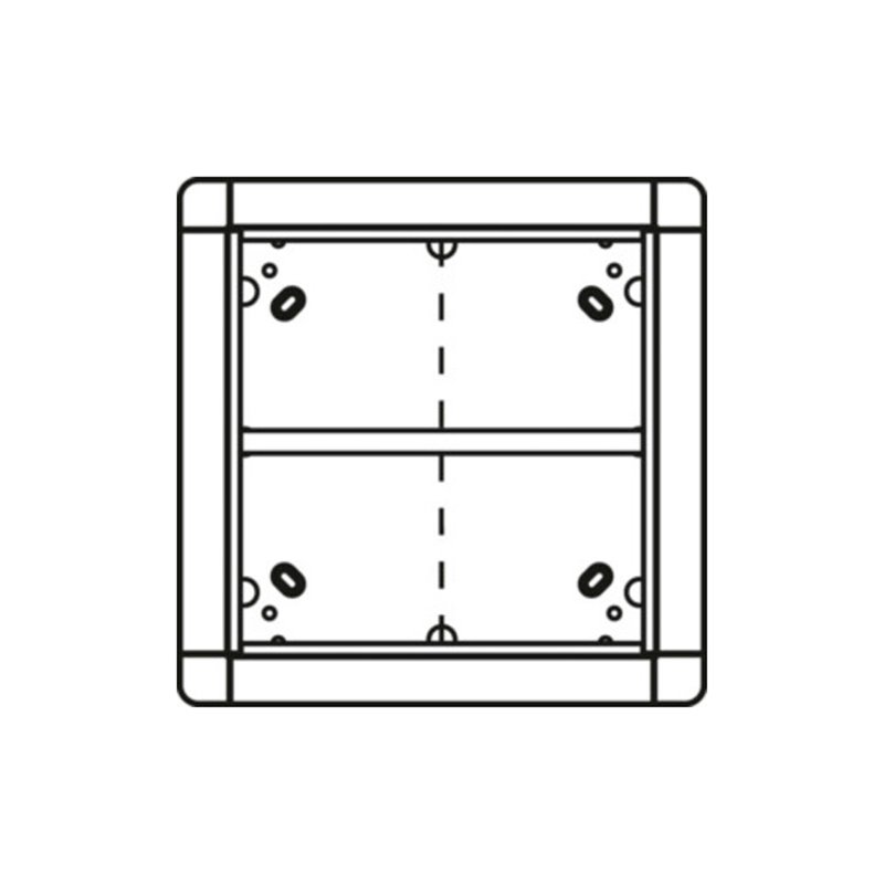 Ritto Portier UP-Rahmen ws 4-fach,qua 238x238mm 1881570