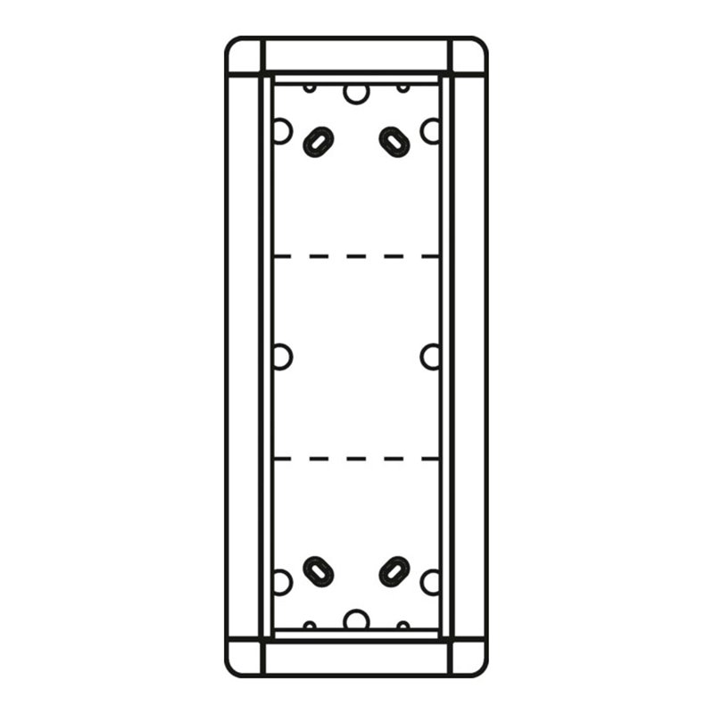 Ritto Portier AP-Rahmen tit 3-fach, 133x326mm 1883330