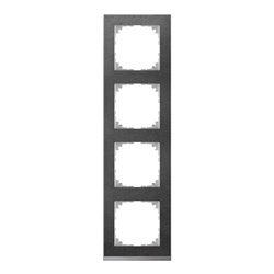Merten Decor-Rahmen 4-fach Schiefer/aluminium MEG4040-3669