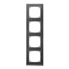 Merten Decor-Rahmen 4-fach Schiefer/aluminium MEG4040-3669