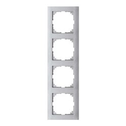 Merten Rahmen 4fach aluminium MEG4040-3660