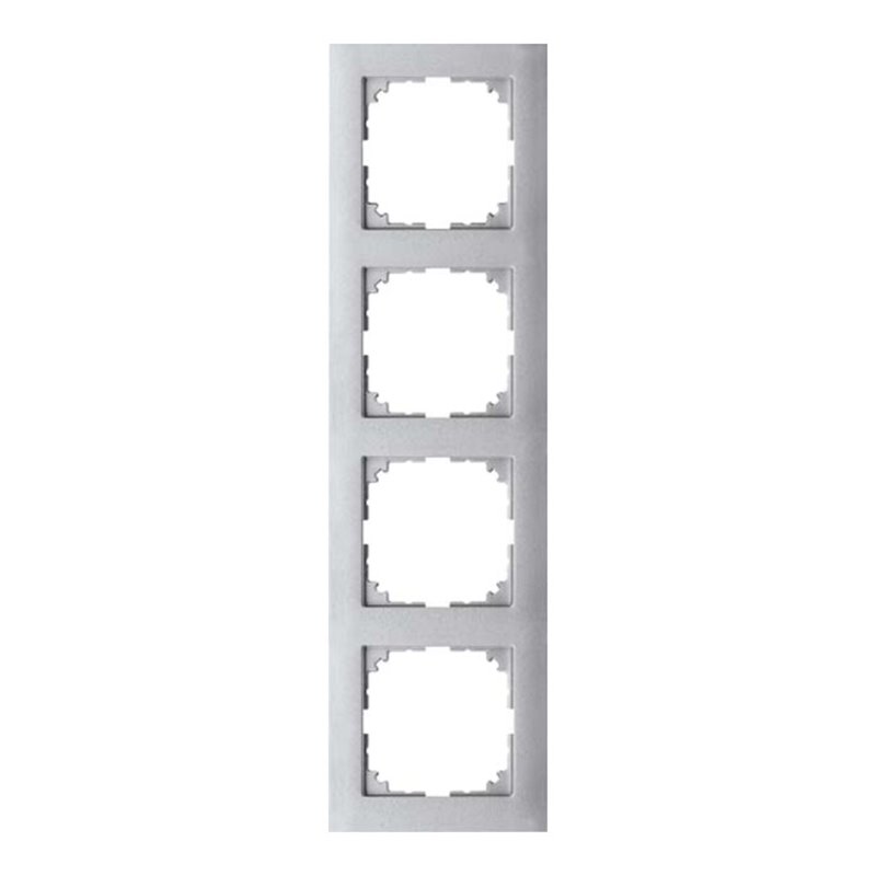 Merten Rahmen 4fach aluminium MEG4040-3660