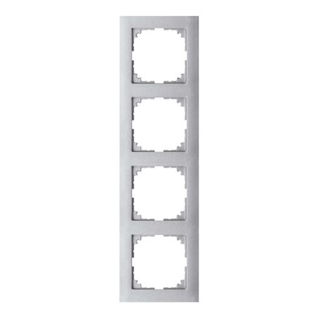Merten Rahmen 4fach aluminium MEG4040-3660