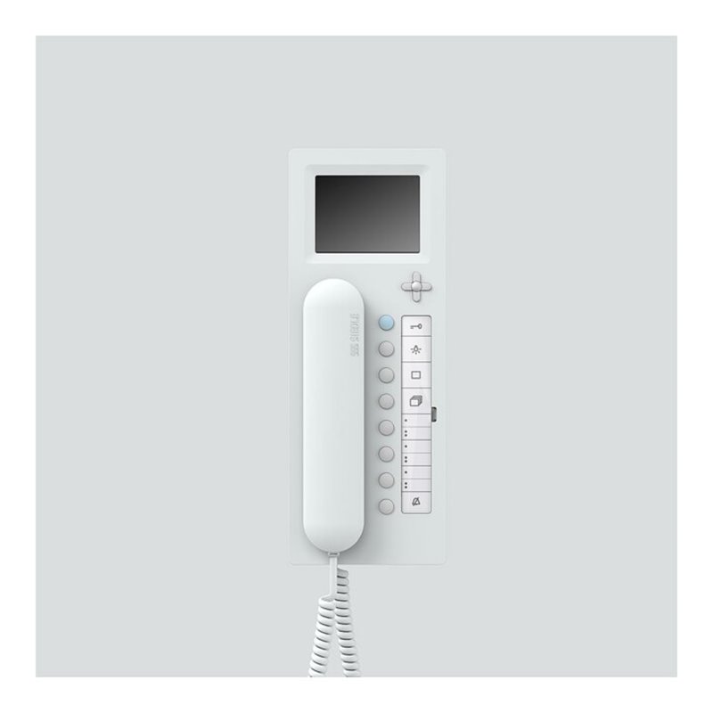 Siedle&Söhne Bus-Telefon Comfort weiss m.Farbmonitor BTCV 850-03 W
