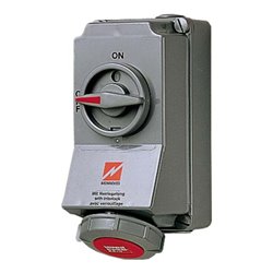 Mennekes Wanddose DUO 16A,4p,6h,400V,IP67 7284