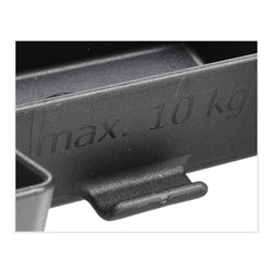 Hymer Alu-Pro Stufenstehleiter mit Plattform einseitig begehbar