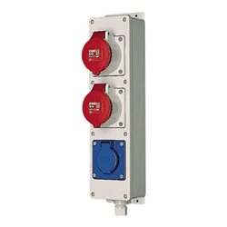 Mennekes Steckdosenleiste TL 2xCEE16A5P,Schuko 96703