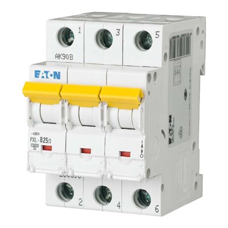 Eaton LS-Schalter m.Beschrift. C 25A, 3p PXL-C25/3