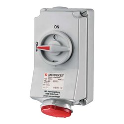 Mennekes Wanddose DUO 16A,5p,6h,400V,IP44 5103A