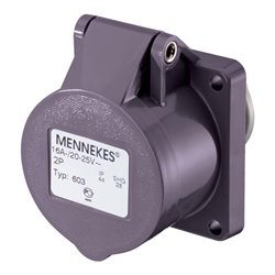 Mennekes Anbaudose 16A,2p,25V,IP44 603