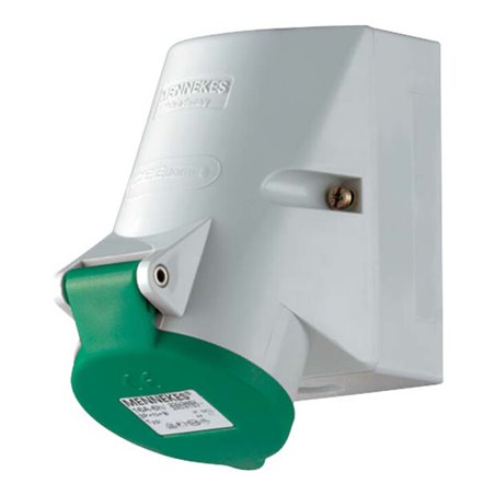 Mennekes Wanddose 16A,4p,10h,50-500V 1726