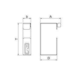 OBO Bettermann Vertr Installationsbügel 100x250mm BSKM-BW 1025
