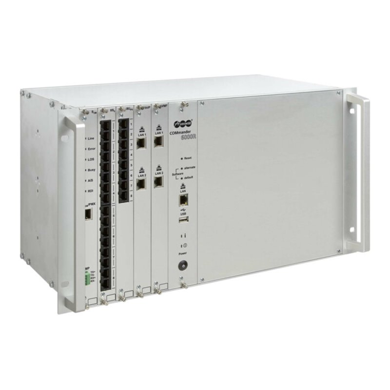 Auerswald ISDN-Telefonanlage 482,6mm (19')Gehäuse COMmander 6000R