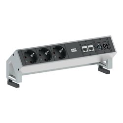 Bachmann Steckdoseneinheit 3xSchutzk.1xUSB 902.302