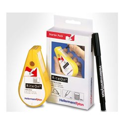 HellermannTyton RiteOn Etiketten 19,1x50,8mm 150St PACK-1401-WH