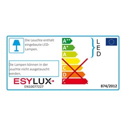 ESYLUX Notleuchte Deckenaufbau 3h ELX EL LED IR SM