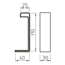 OBO Bettermann Vertr Schutzkappe f.Weitspannkabelleit SKHW 110 OR (VE2)