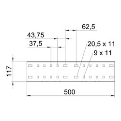 OBO Bettermann Vertr Längsverbinder WRVL 110 FT