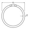 OSRAM LAMPE Leuchtstofflampe Ringform T5 wws 2GX13 FC 22W/830