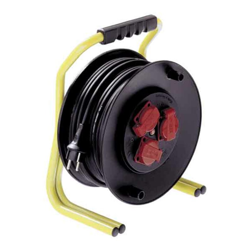 Bachmann Kabeltrommel leer 3-fach m.Thermoschal 396.184