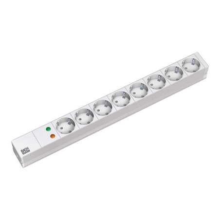 Bachmann 19Zoll Steckdosenleiste 8f Schutzk., alu 333.404