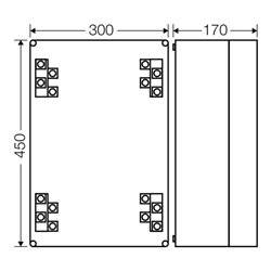 Hensel Kabelabzweigkasten 16-70qmm 3ph. 4p. K 7004